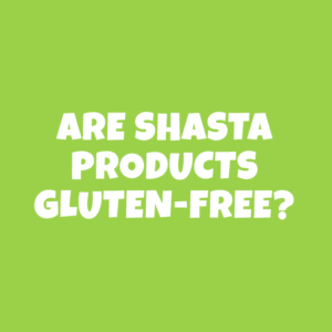 Are Shasta products gluten-free?