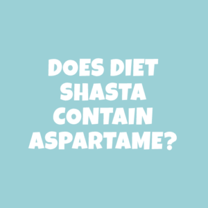 Does Diet Shasta contain aspartame?